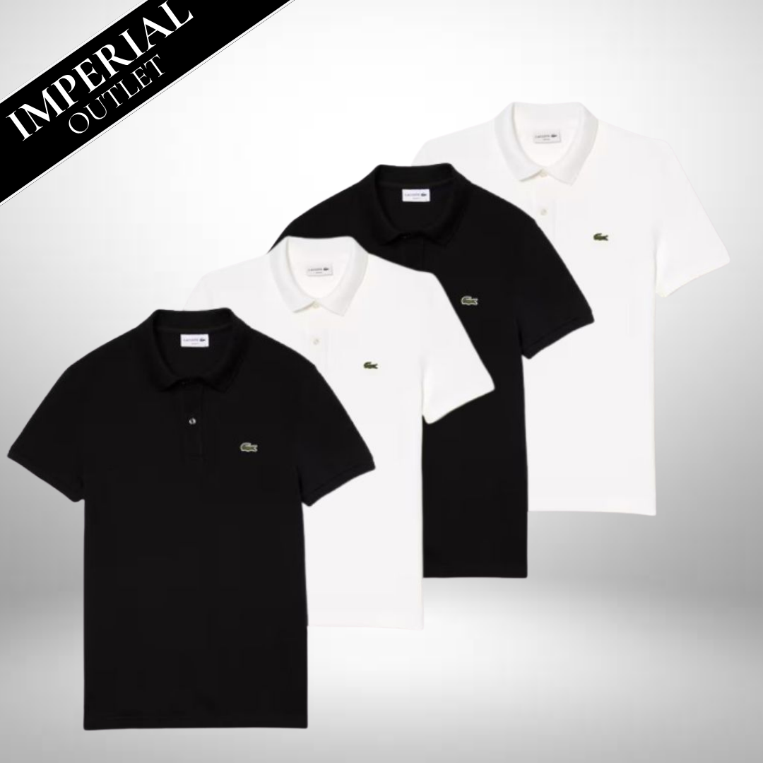 Lacoste Polo-Shirts aus Pima-Baumwolle – Klassisches 4er Set